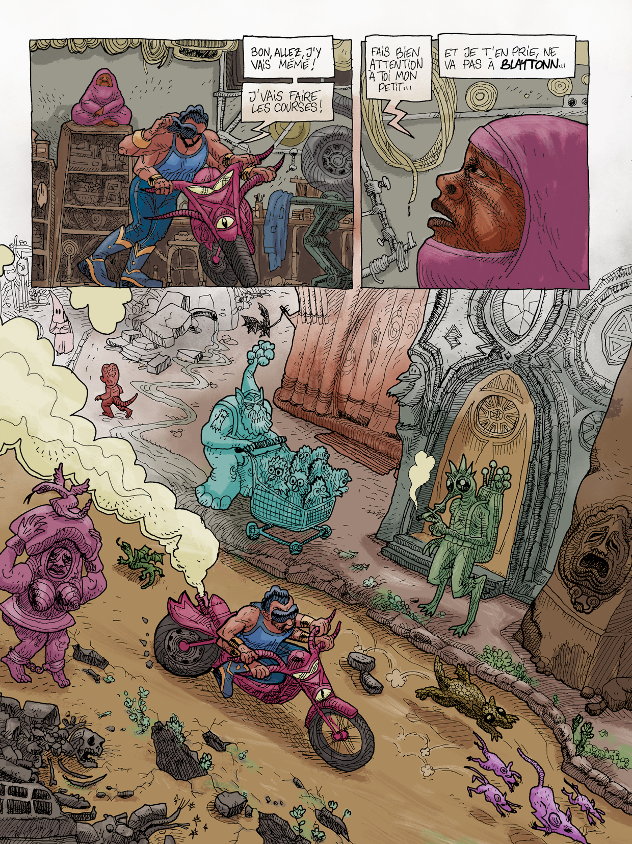 Feuilleton boutique bande dessinée 6/3 : Blaytonn © JB & Pierre Meybeck 2020 — Reproduction interdite
