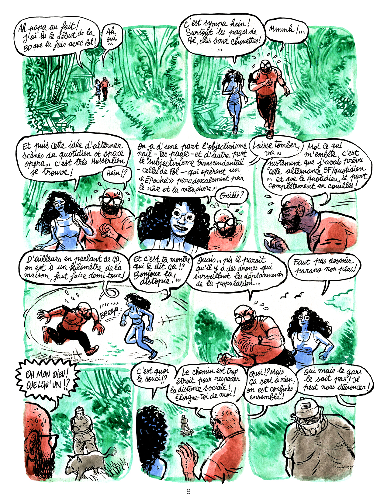 Feuilleton boutique bande dessinée 8/4 : La coulée verte © JB Meybeck 2020 — Reproduction interdite Feuilleton boutique bande dessinée 8/4 : La coulée verte © JB Meybeck 2020 — Reproduction interdite