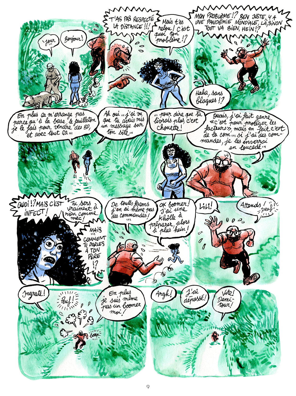 Feuilleton boutique bande dessinée 9/5 : La coulée verte © JB Meybeck 2020 — Reproduction interdite Feuilleton boutique bande dessinée 9/5 : La coulée verte © JB Meybeck 2020 — Reproduction interdite