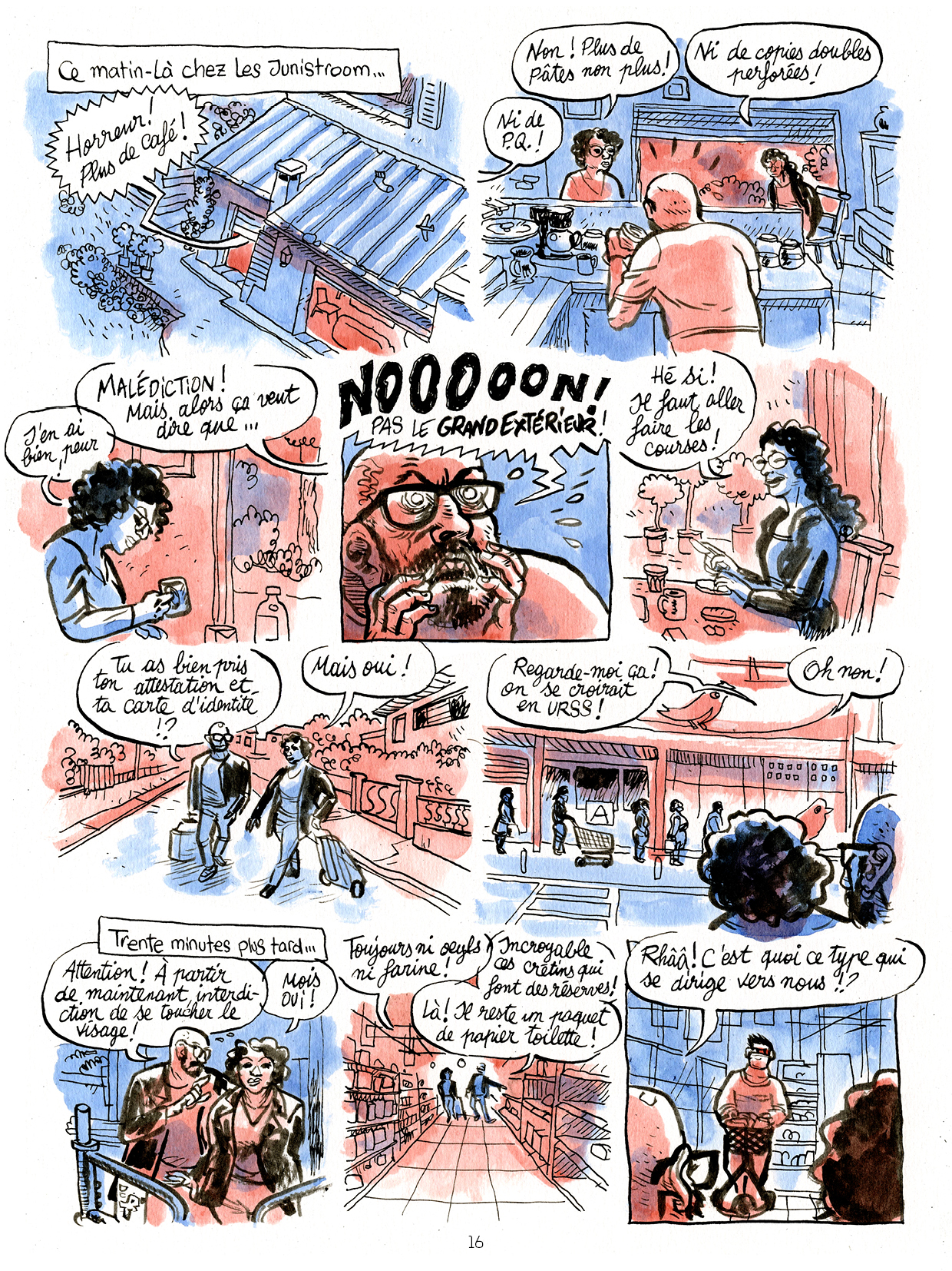 Feuilleton boutique bande dessinée 16/8 : Le Grand Extérieur © JB Meybeck 2020 — Reproduction interdite