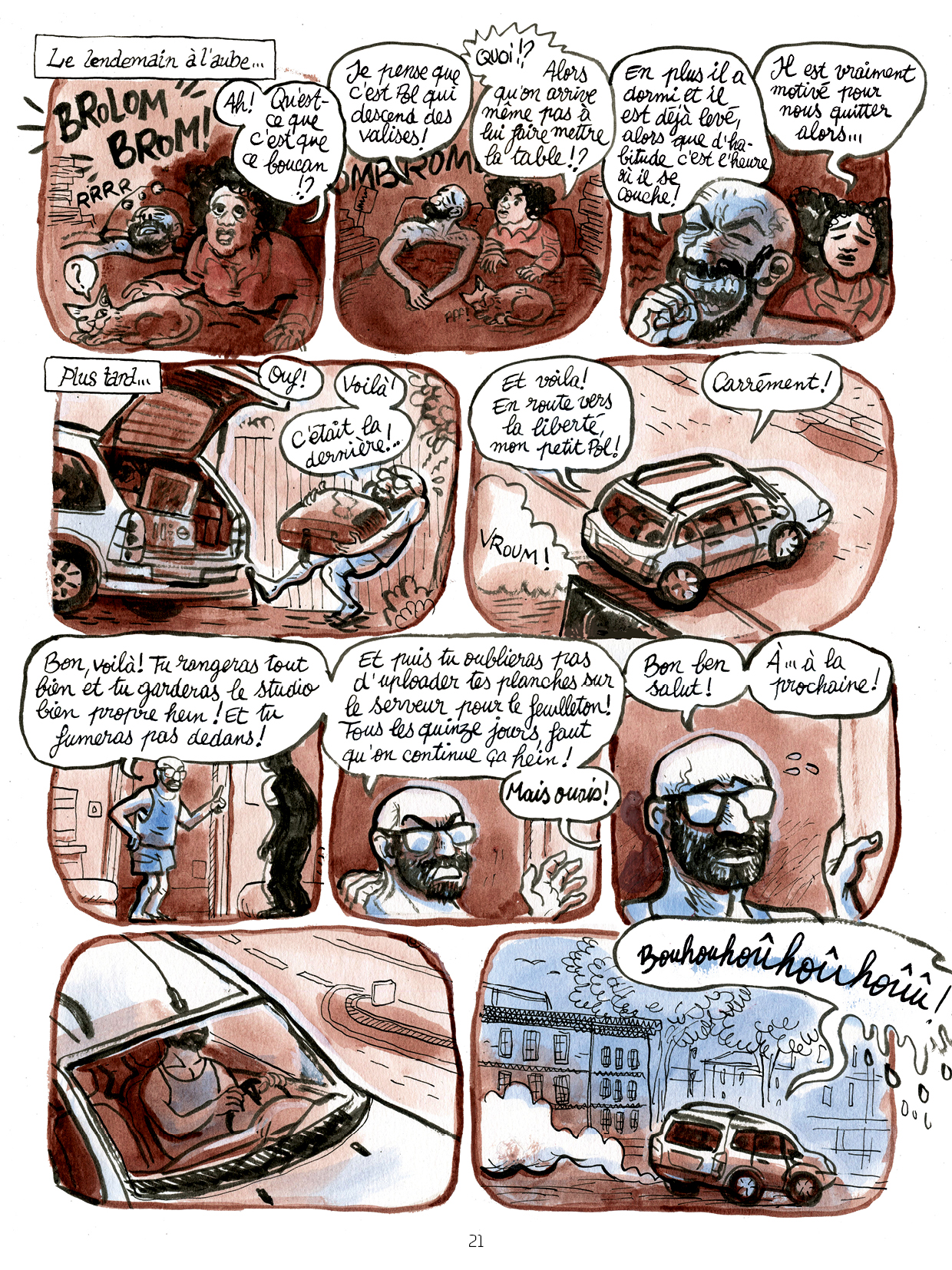 Feuilleton boutique bande dessinée 21/11 : La Séparation © JB Meybeck 2020 — Reproduction interdite