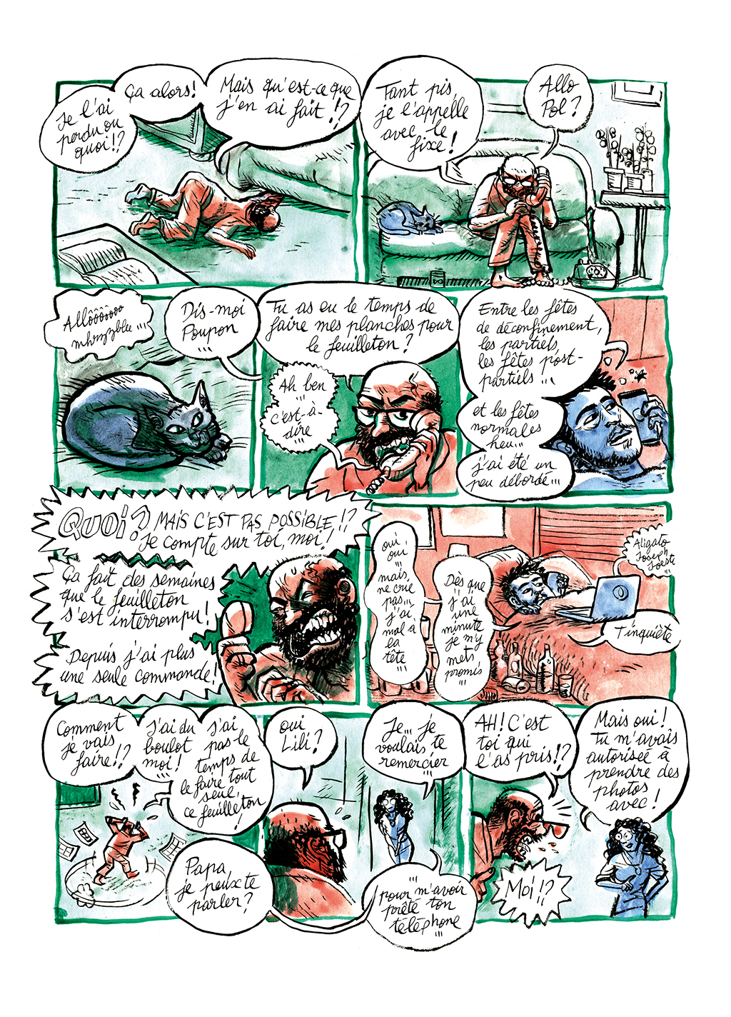 Feuilleton boutique bande dessinée 24/12 : Un nouvel espoir © JB Meybeck 2020 — Reproduction interdite