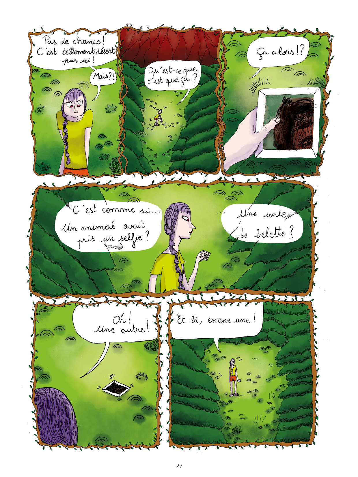Feuilleton boutique bande dessinée 27/02 : L'appareil photo © Rose Meybeck (dessin) & JB Meybeck (scenar & coul) 2020 — Reproduction interdite
VERSION CRIARDE