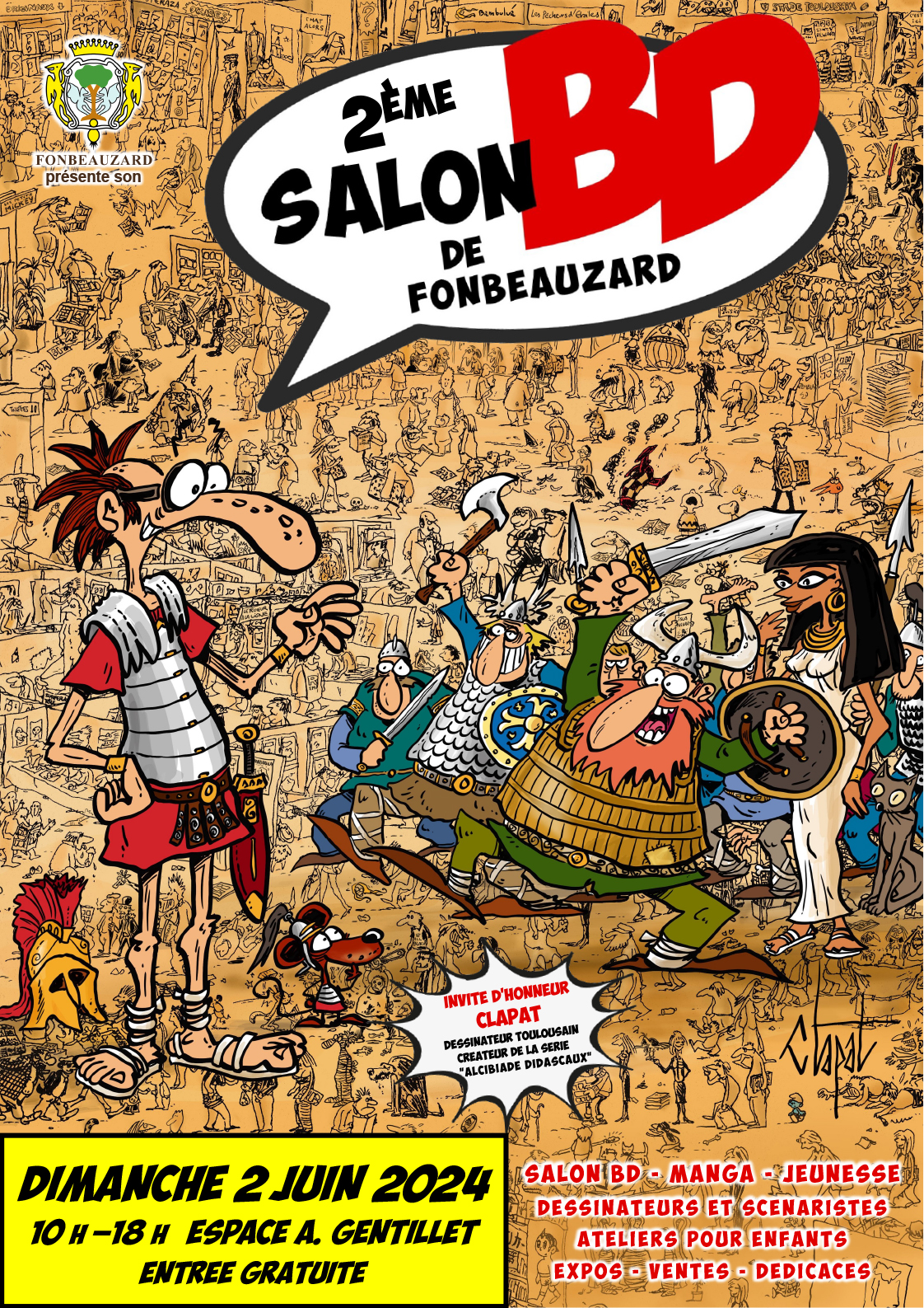 2e salon BD de Fonbeauzard 2 juin 2024