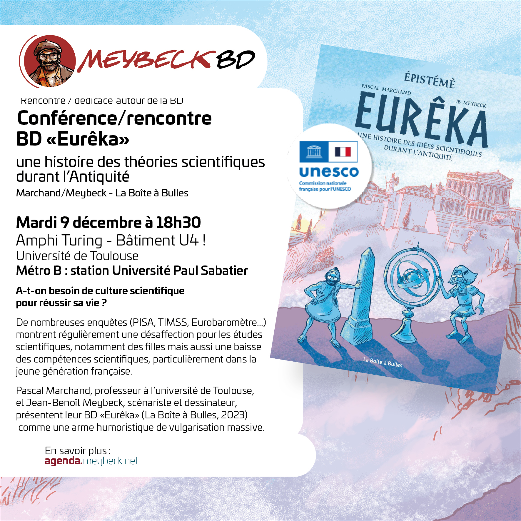 Conférence BU Université de Toulouse le 9 décembre